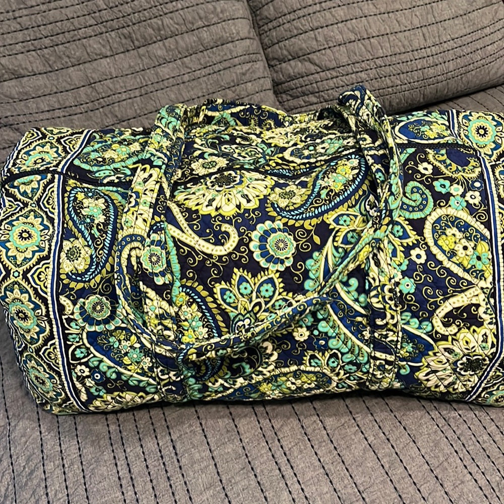 Vera Bradley Rhythm and Blues Large Duffle Bag